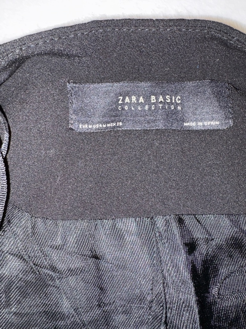 Zara Black Open Front Women's Blazer - Picture 5 of 5